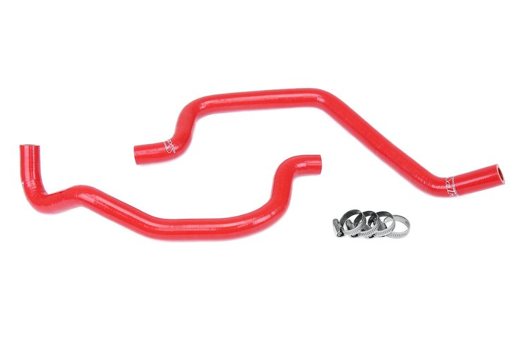 57-1888-RED Heater Hose Kit, 3-Ply Reinforced Silicone, Replaces Rubber Heater Coolant Hoses