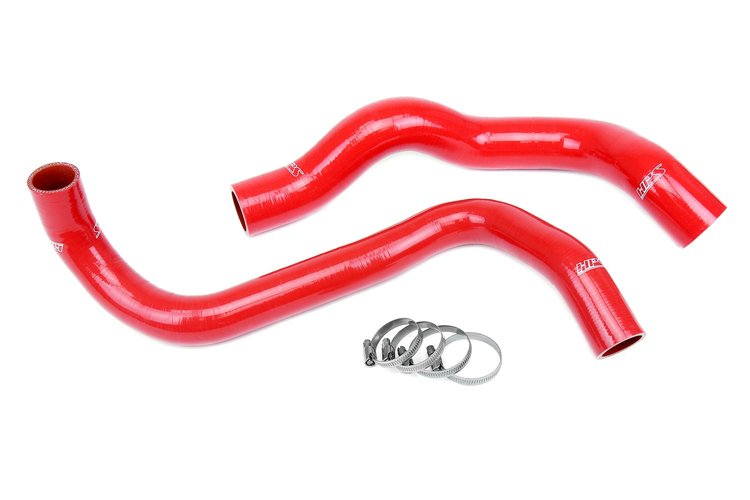 57-1902-RED Radiator Hose Kit, 3-Ply Reinforced Silicone, Replaces Rubber Radiator Coolant Hoses