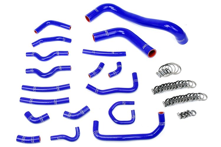 57-1914-BLUE Coolant Hose Kit, High-Temp 3-Ply Reinforced Silicone, Replace Rubber Radiator Heater Coolant Hoses