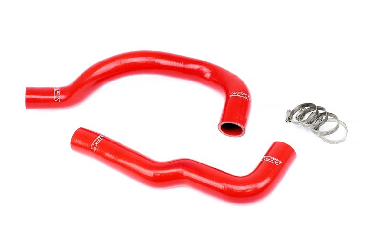 57-1936-RED Radiator Hose Kit, 3-Ply Reinforced Silicone, Replaces Rubber Radiator Coolant Hoses