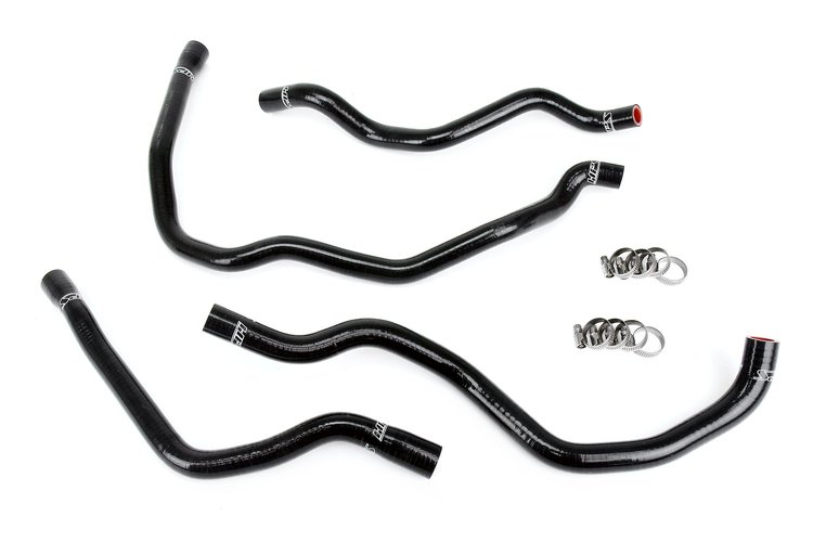 57-1937-BLK Heater Hose Kit, 3-Ply Reinforced Silicone, Replaces OEM Rubber Heater Coolant Hoses