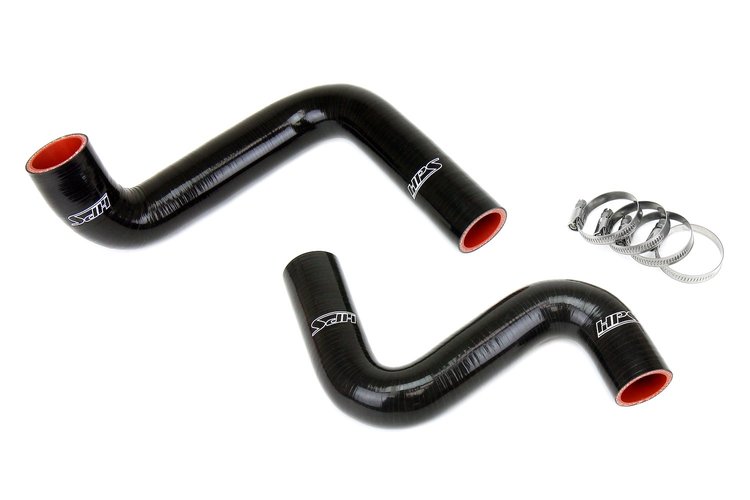 57-1955-BLK Radiator Hose Kit, High-Temp 3-Ply Reinforced Silicone, Replaces OEM Rubber Radiator Coolant Hoses
