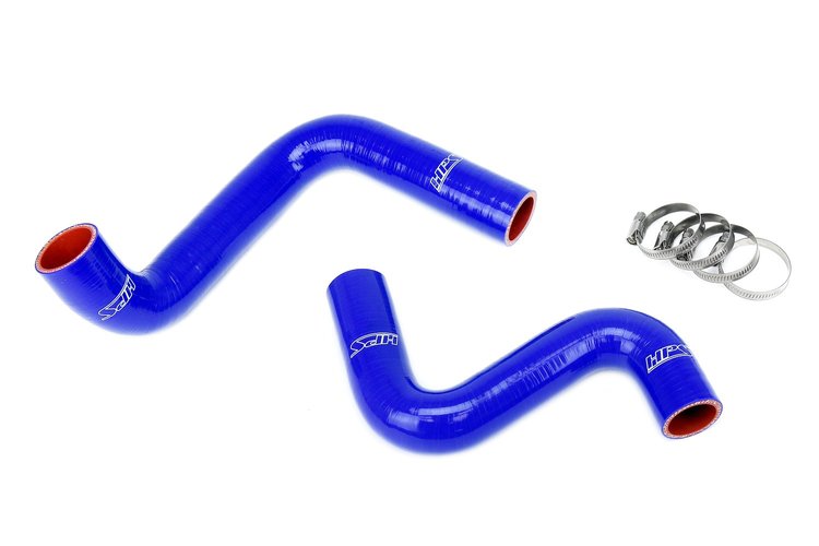 57-1955-BLUE Radiator Hose Kit, High-Temp 3-Ply Reinforced Silicone, Replaces OEM Rubber Radiator Coolant Hoses