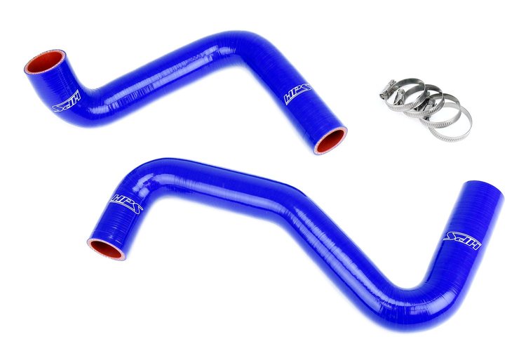 57-1956-BLUE Radiator Hose Kit, High-Temp 3-Ply Reinforced Silicone, Replaces OEM Rubber Radiator Coolant Hoses