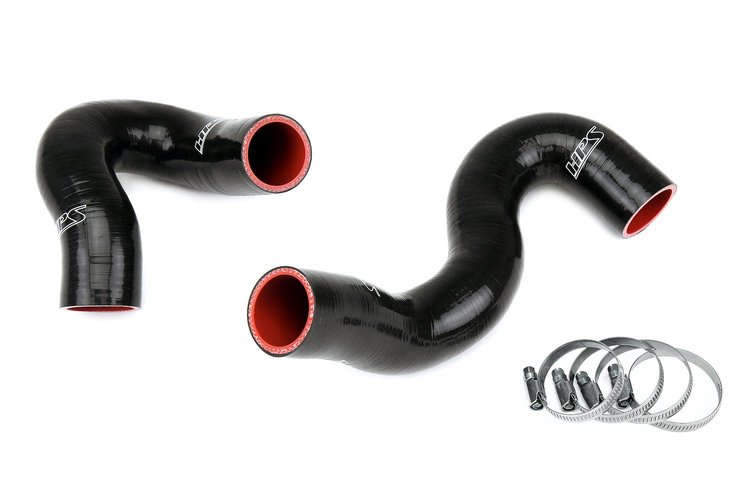 57-1968-BLK Radiator Hose Kit, High-Temp 3-Ply Reinforced Silicone, Replaces OEM Rubber Radiator Coolant Hoses