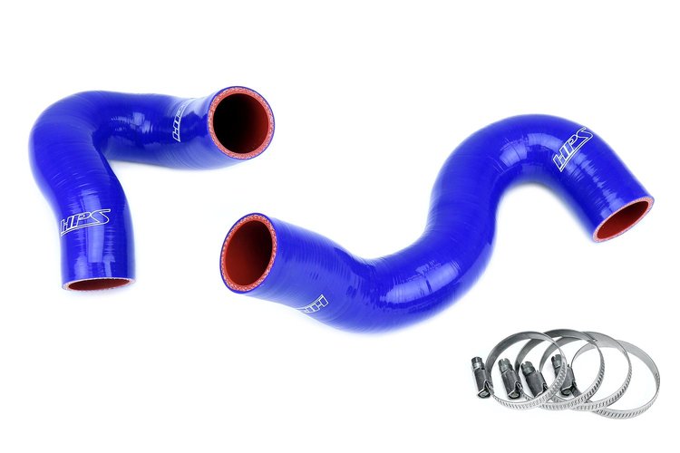 57-1968-BLUE Radiator Hose Kit, High-Temp 3-Ply Reinforced Silicone, Replaces OEM Rubber Radiator Coolant Hoses