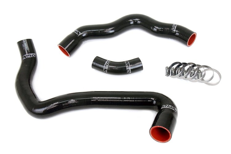57-1970-BLK Radiator Hose Kit, High-Temp 3-Ply Reinforced Silicone, Replaces OEM Rubber Radiator Coolant Hoses