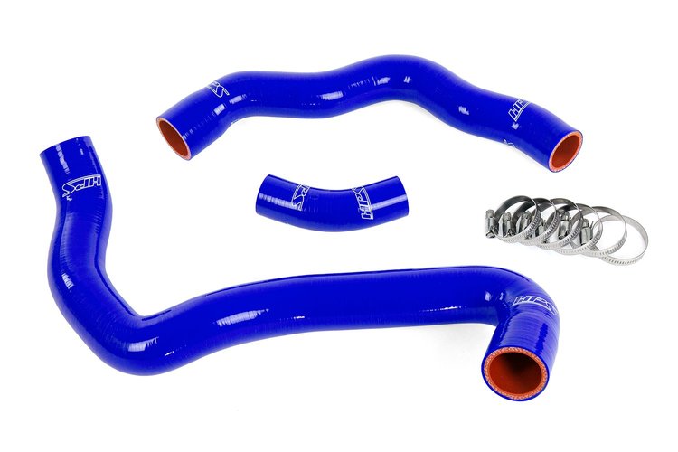 57-1970-BLUE Radiator Hose Kit, High-Temp 3-Ply Reinforced Silicone, Replaces OEM Rubber Radiator Coolant Hoses