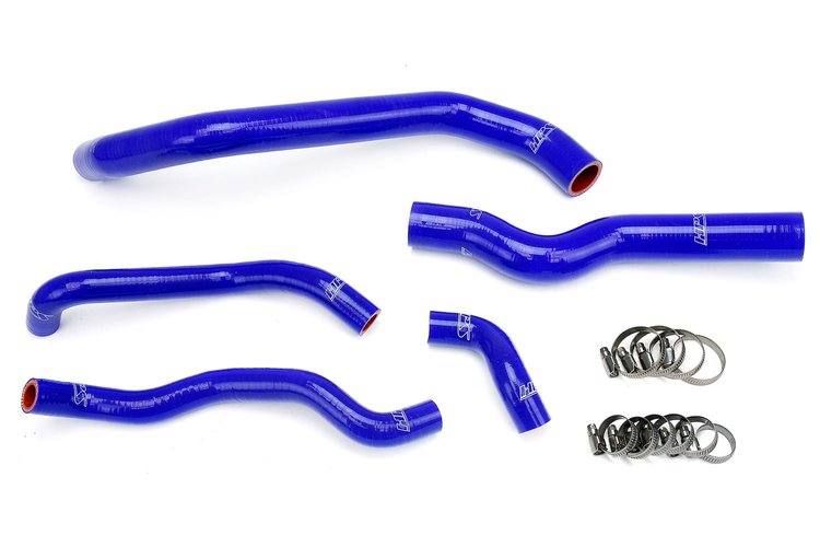 57-1973-BLUE Radiator and Heater Hose Kit, 3-Ply Reinforced Silicone, Replaces Rubber Radiator & Heater Coolant Hoses
