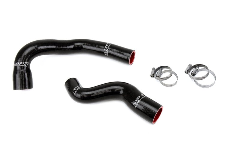 57-1979-BLK Radiator Hose Kit, High-Temp 3-Ply Reinforced Silicone, Replaces OEM Rubber Radiator Coolant Hoses