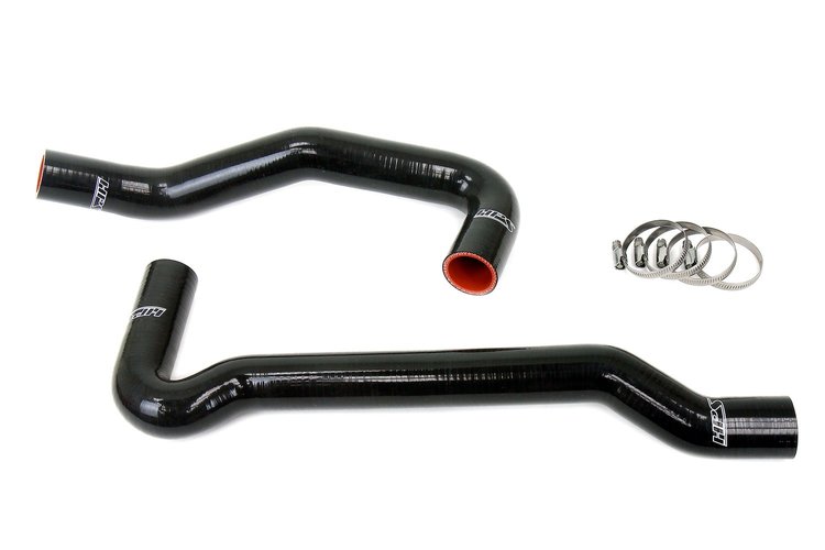 57-1988-BLK Radiator Hose Kit, High-Temp 3-Ply Reinforced Silicone, Replaces OEM Rubber Radiator Coolant Hoses