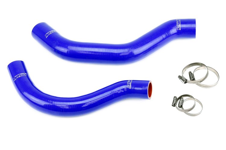 57-2001-BLUE Radiator Hose Kit, 3-Ply Reinforced Silicone, Replaces Rubber Radiator Coolant Hoses