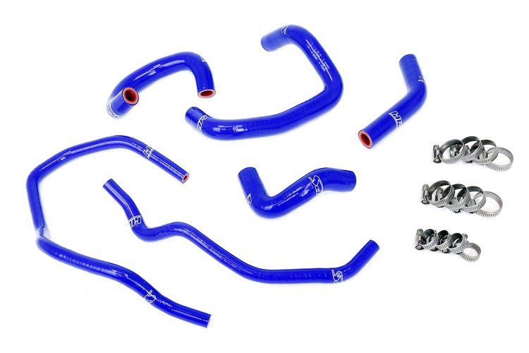 57-2014-BLUE Heater and Throttle Body Hose Kit, 3-Ply Reinforced Silicone Replaces Rubber Heater & Throttle Body Coolant Hoses