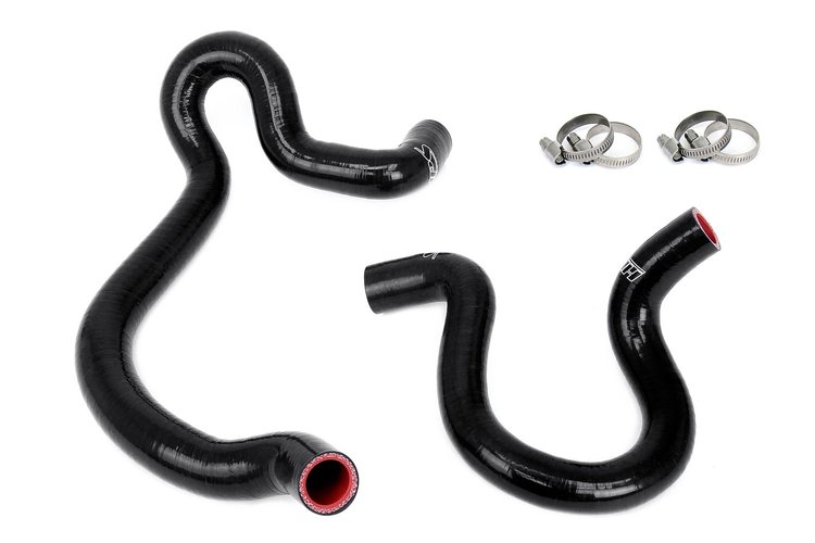 57-2019-BLK Heater Hose Kit, 3-Ply Reinforced Silicone, Replaces Rubber Heater Coolant Hoses
