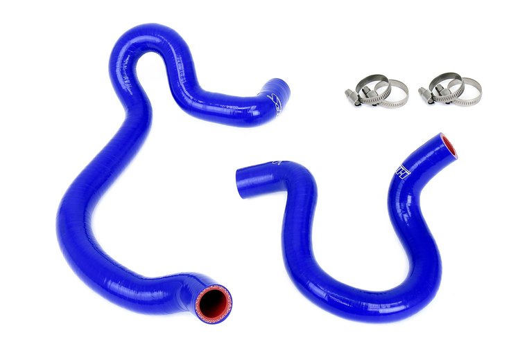 57-2019-BLUE Heater Hose Kit, 3-Ply Reinforced Silicone, Replaces Rubber Heater Coolant Hoses