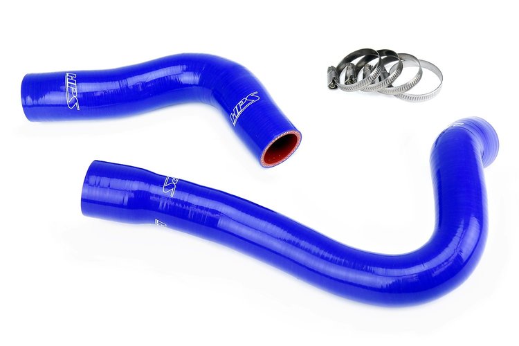 57-2026-BLUE Radiator Hose Kit, High-Temp 3-Ply Reinforced Silicone, Replaces OEM Rubber Radiator Coolant Hoses