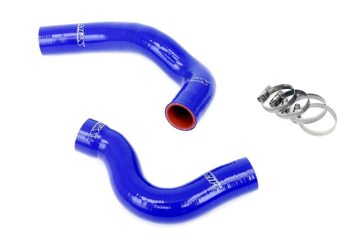 57-2029-BLUE Radiator Hose Kit, High-Temp 3-Ply Reinforced Silicone, Replaces OEM Rubber Radiator Coolant Hoses