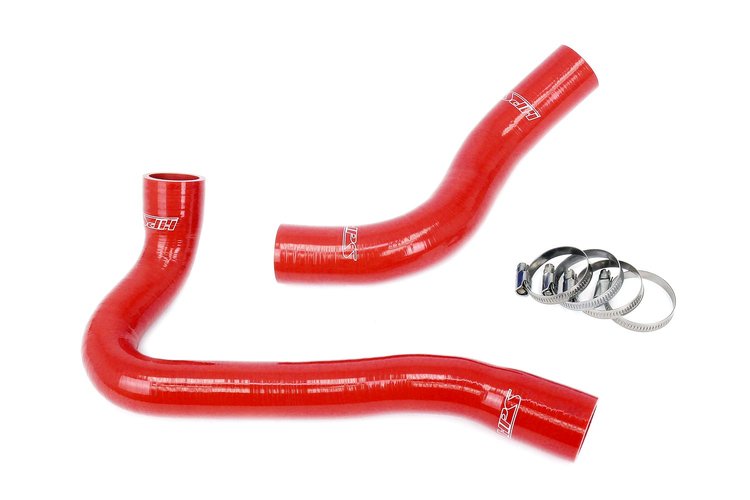 57-2030-RED Radiator Hose Kit, High-Temp 3-Ply Reinforced Silicone, Replaces OEM Rubber Radiator Coolant Hoses