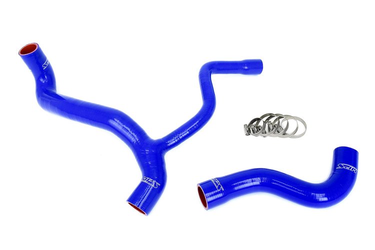 57-2040-BLUE Radiator Hose Kit, High-Temp 3-Ply Reinforced Silicone, Replaces OEM Rubber Radiator Coolant Hoses