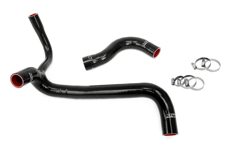 57-2041-BLK Radiator Hose Kit, High-Temp 3-Ply Reinforced Silicone, Replaces OEM Rubber Radiator Coolant Hoses