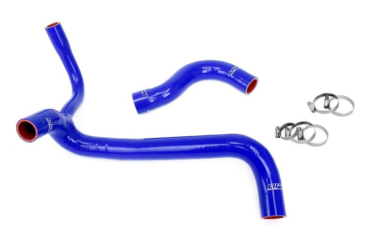 57-2041-BLUE Radiator Hose Kit, High-Temp 3-Ply Reinforced Silicone, Replaces OEM Rubber Radiator Coolant Hoses