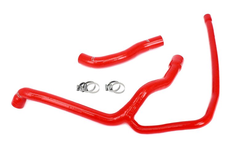 57-2042-RED Radiator Hose Kit, High-Temp 3-Ply Reinforced Silicone, Replaces OEM Rubber Radiator Coolant Hoses