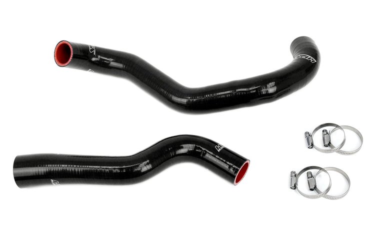 57-2043-BLK Radiator Hose Kit, High-Temp 3-Ply Reinforced Silicone, Replaces OEM Rubber Radiator Coolant Hoses