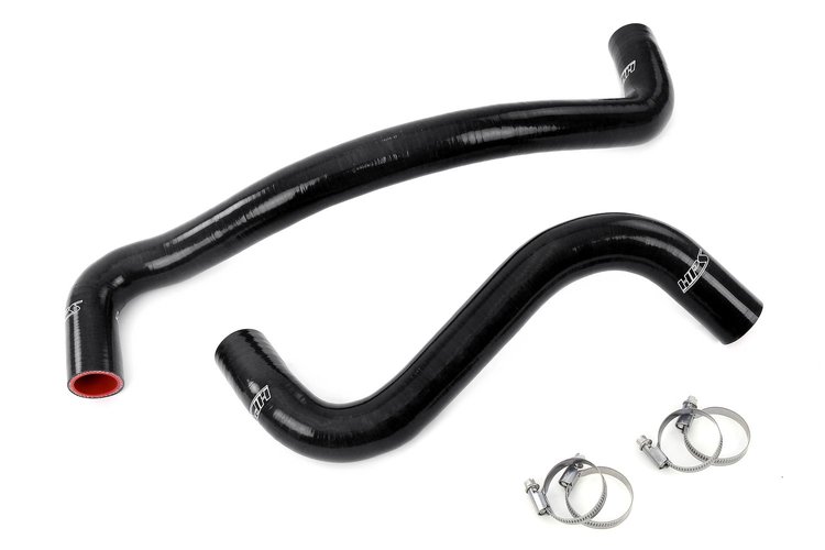 57-2044-BLK Radiator Hose Kit, High-Temp 3-Ply Reinforced Silicone, Replaces OEM Rubber Radiator Coolant Hoses