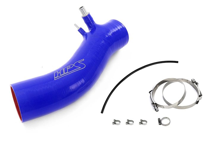 57-2046-BLUE Silicone Air Intake Kit, Increase 5 HP & 5.8 ft.-lb. TQ, Improve Throttle Response, No Heat Soak