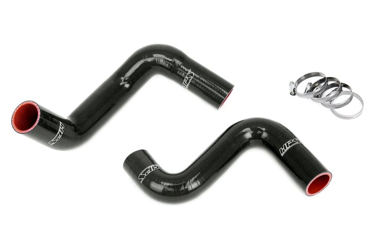 57-2057-BLK Radiator Hose Kit, High-Temp 3-Ply Reinforced Silicone, Replaces OEM Rubber Radiator Coolant Hoses
