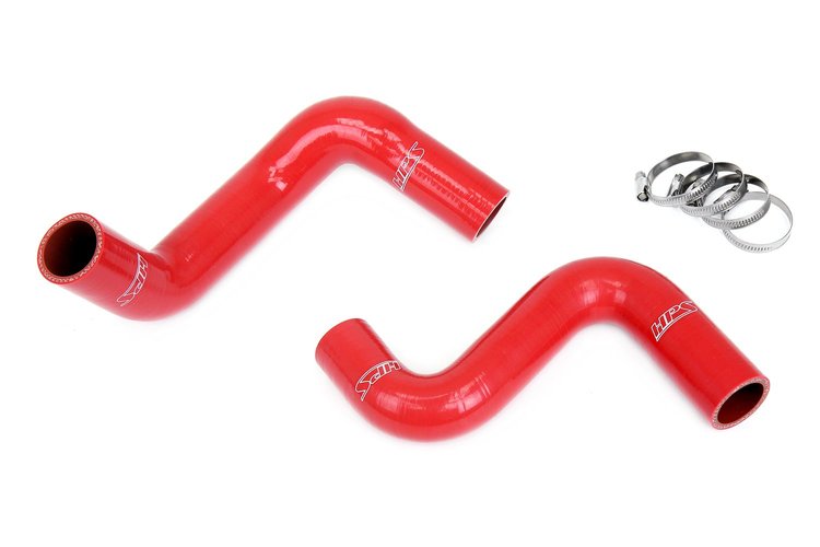 57-2057-RED Radiator Hose Kit, High-Temp 3-Ply Reinforced Silicone, Replaces OEM Rubber Radiator Coolant Hoses