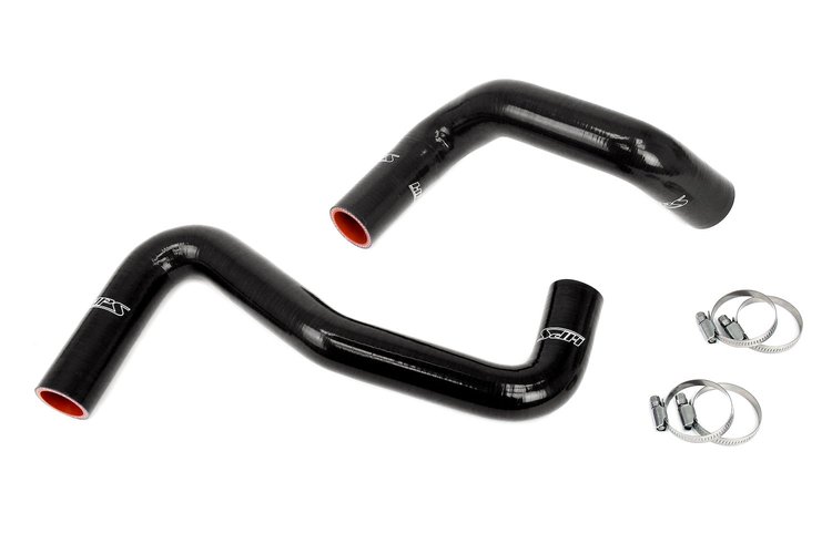 57-2058-BLK Radiator Hose Kit, High-Temp 3-Ply Reinforced Silicone, Replaces OEM Rubber Radiator Coolant Hoses