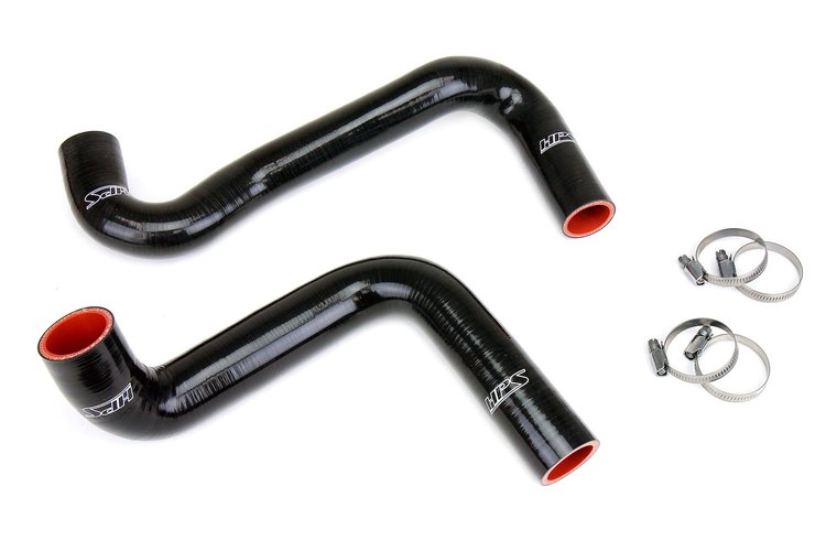 57-2059-BLK Radiator Hose Kit, High-Temp 3-Ply Reinforced Silicone, Replaces OEM Rubber Radiator Coolant Hoses