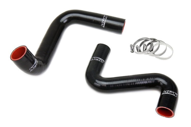 57-2060-BLK Radiator Hose Kit, High-Temp 3-Ply Reinforced Silicone, Replaces OEM Rubber Radiator Coolant Hoses