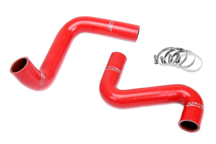 57-2060-RED Radiator Hose Kit, High-Temp 3-Ply Reinforced Silicone, Replaces OEM Rubber Radiator Coolant Hoses