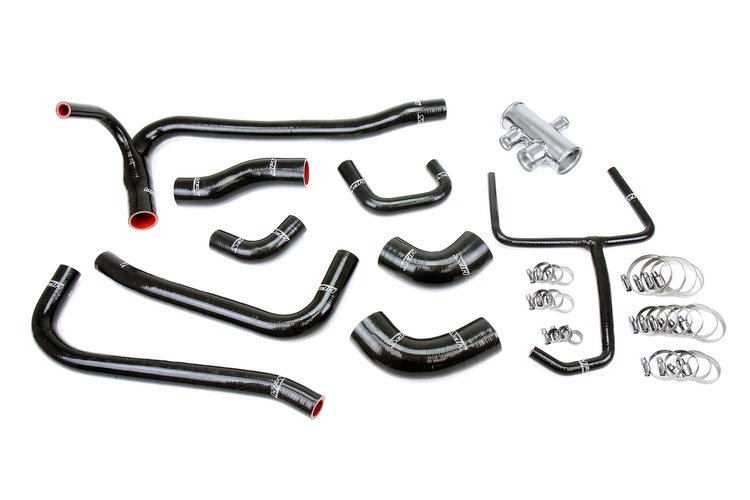 57-2069-BLK Radiator and Expansion Tank Hose Kit, 3-Ply Reinforced Silicone, Replaces Rubber Radiator Coolant Hoses