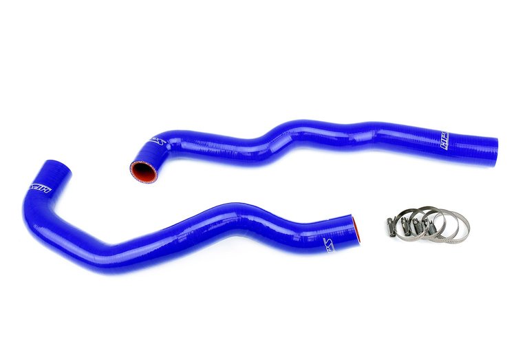 57-2080-BLUE Radiator Hose Kit, High-Temp 3-Ply Reinforced Silicone, Replaces OEM Rubber Radiator Coolant Hoses