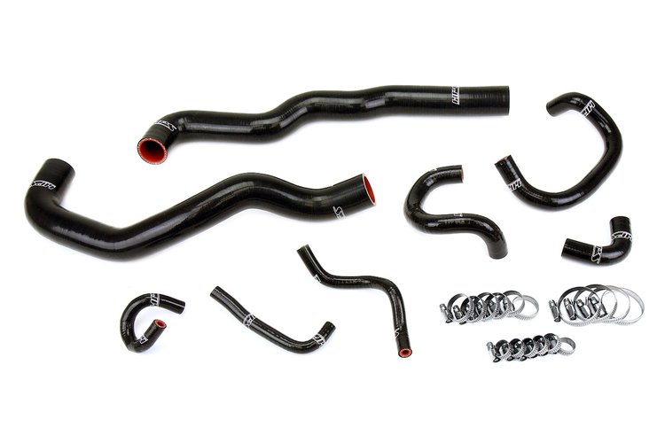 57-2081-BLK Coolant Hose Kit, 3-Ply Reinforced Silicone Radiator, Heater & Throttle Body Coolant Hoses