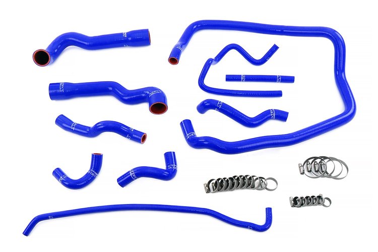57-2088-BLUE Coolant Hose Kit, 3-Ply Reinforced Silicone Radiator, Heater, Throttle Body, Expansion Tank Hoses