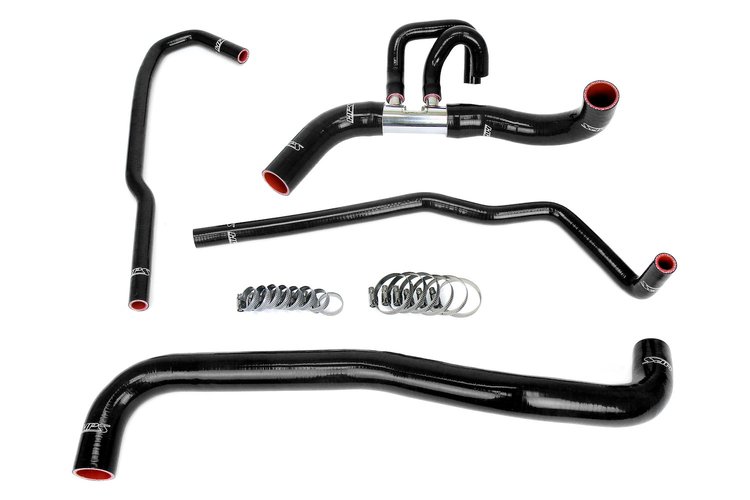 57-2090-BLK Radiator Hose Kit, High-Temp 3-Ply Reinforced Silicone, Replaces OEM Rubber Radiator Coolant Hoses