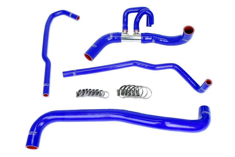 57-2090-BLUE Radiator Hose Kit, High-Temp 3-Ply Reinforced Silicone, Replaces OEM Rubber Radiator Coolant Hoses