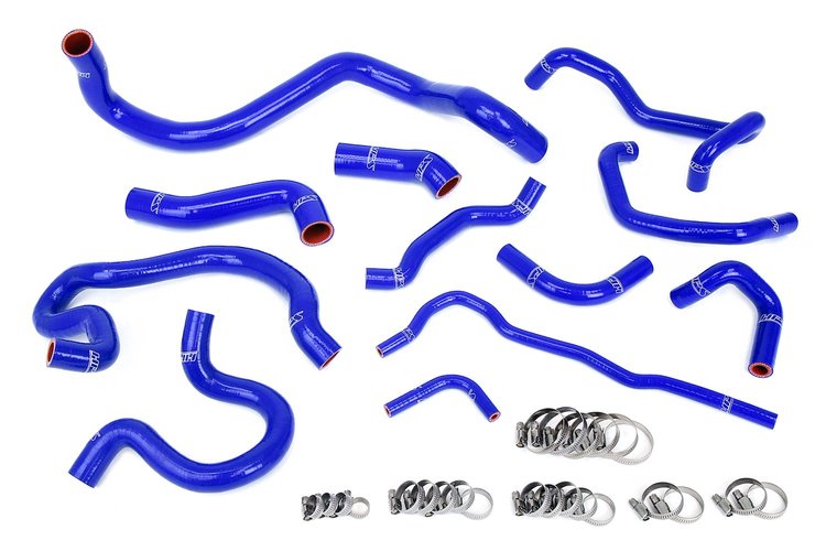 57-2098-BLUE Coolant Hose Kit, 3-Ply Reinforced Silicone Radiator, Heater, Throttle Body, Expansion Tank Hoses
