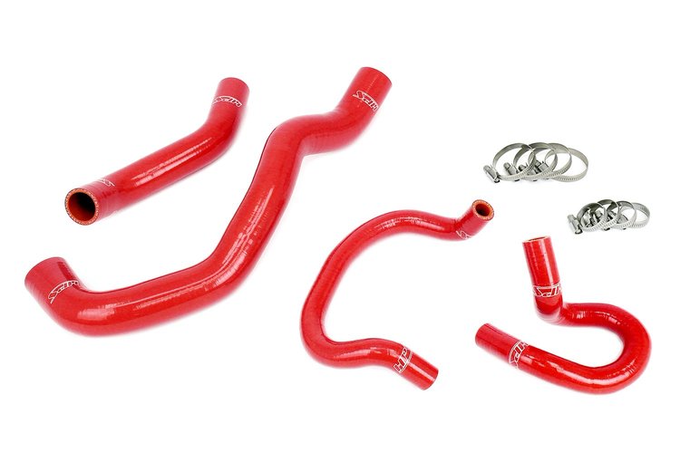 57-2099-RED Radiator and Heater Hose Kit, 3-Ply Reinforced Silicone, Replaces Rubber Radiator & Heater Hoses