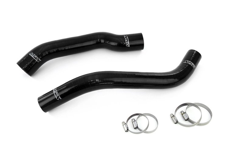 57-2130-BLK Radiator Hose Kit, 3-Ply Reinforced Silicone, Replaces Rubber Upper & Lower Radiator Coolant Hoses