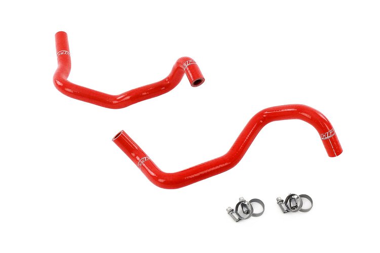 57-2131H-RED Heater Hose Kit, High-Temp 3-Ply Reinforced Silicone, Replaces OEM Rubber Heater Hoses