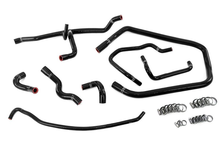 57-2137-BLK Coolant Hose Kit, 3-Ply Reinforced Silicone, Replaces Heater, Throttle Body, Expansion Tank Hoses
