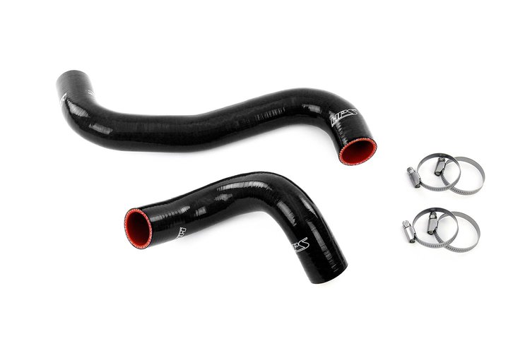 57-2140R-BLK Radiator Hose Kit, 3-Ply Reinforced Silicone, Replaces Rubber Radiator Coolant Hoses