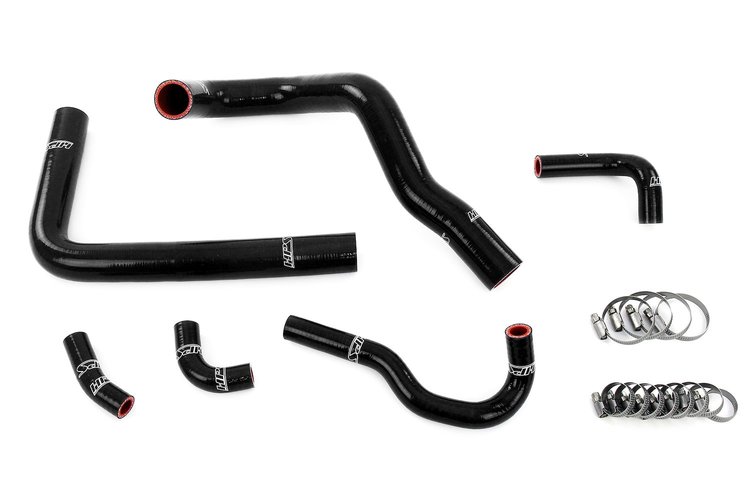 57-2148-BLK Radiator and Heater Hose Kit, 3-Ply Reinforced Silicone, Replaces OEM Rubber Radiator & Heater Coolant Hoses