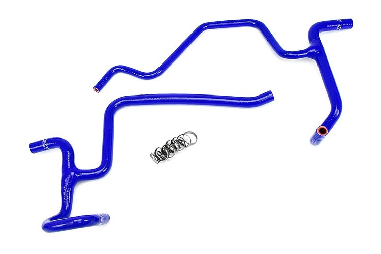 57-1326H-BLUE Heater Hose Kit, High-Temp 3-Ply Reinforced Silicone, Replaces OEM Rubber Heater Coolant Hoses