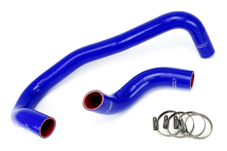 57-1327R-BLUE Radiator Hose Kit, High-Temp 3-Ply Reinforced Silicone, Replaces OEM Rubber Radiator Hoses